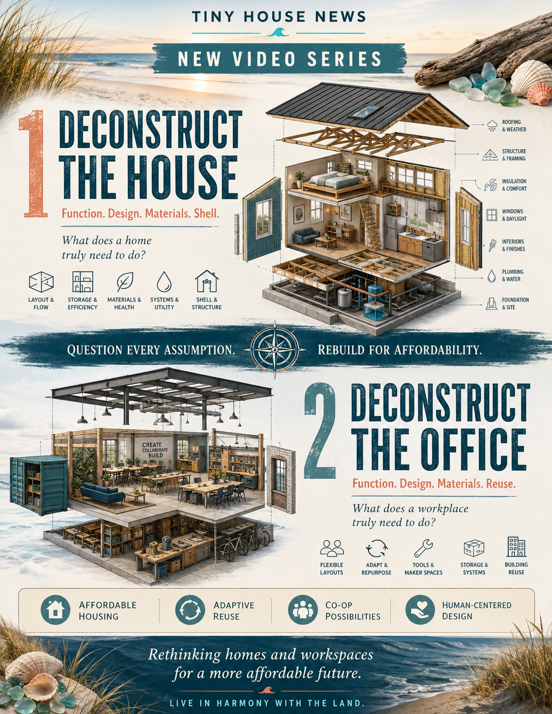 Tiny House News Deconstruct The House and Office artwork