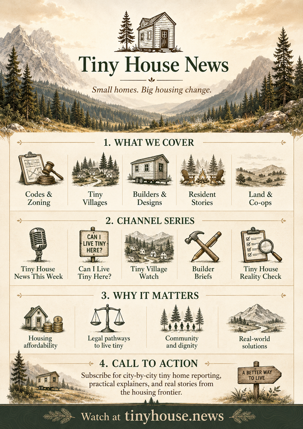 Tiny House News project preview artwork